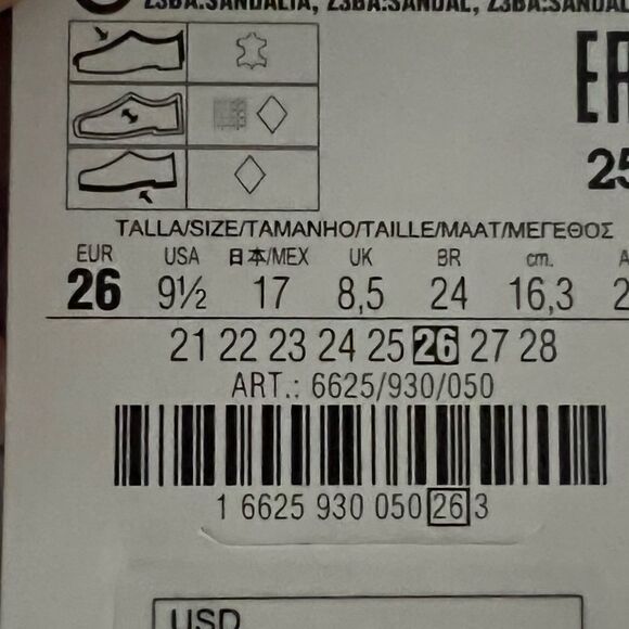 ZARA Kids | Pink | LEATHER SANDALS - Picture 8 of 8